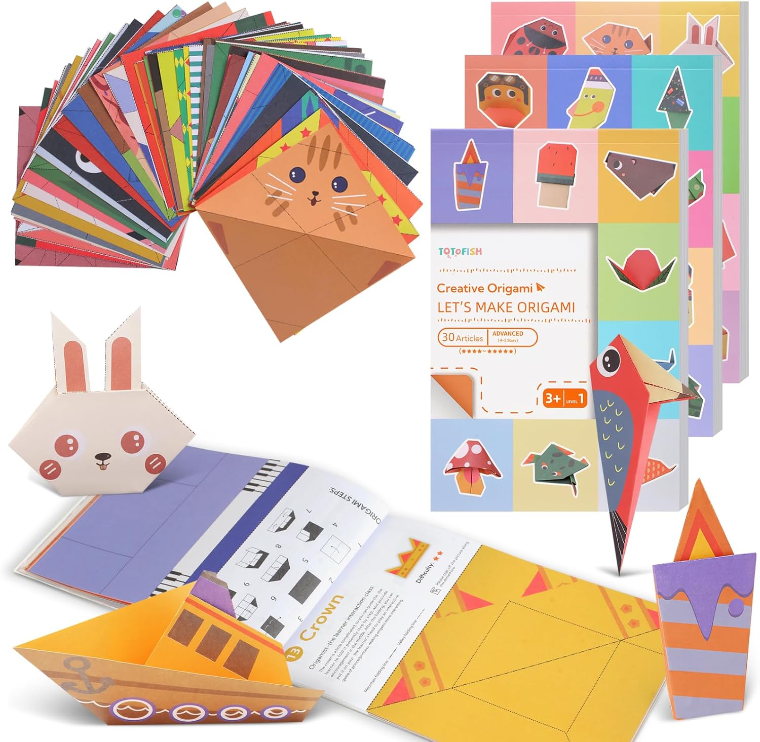 Art And Craft Recycle - Origami Kit 96/30 Porjects Origami Paper