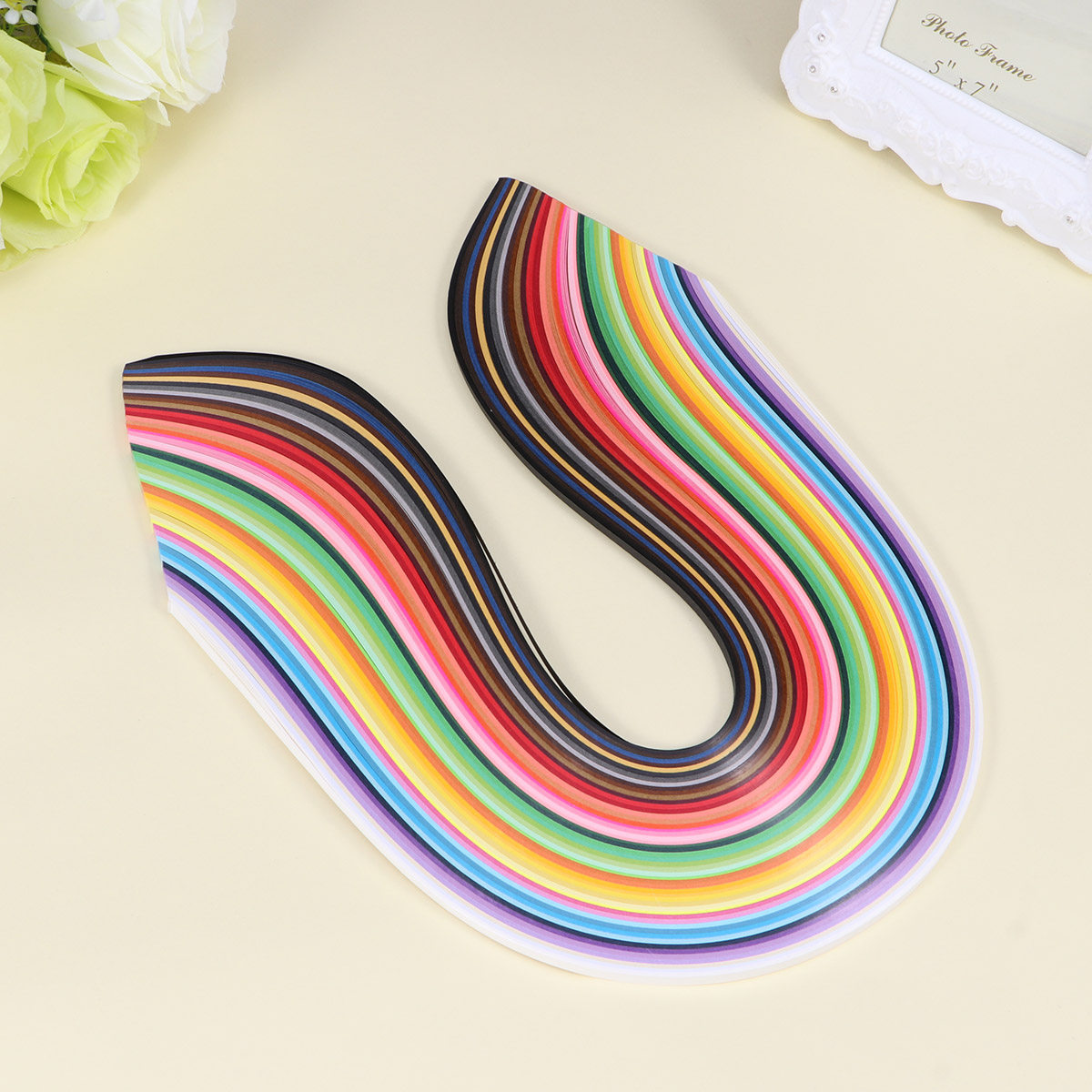 Quilling Paper Strips - Paper Quilling Strips Set 50 Colors