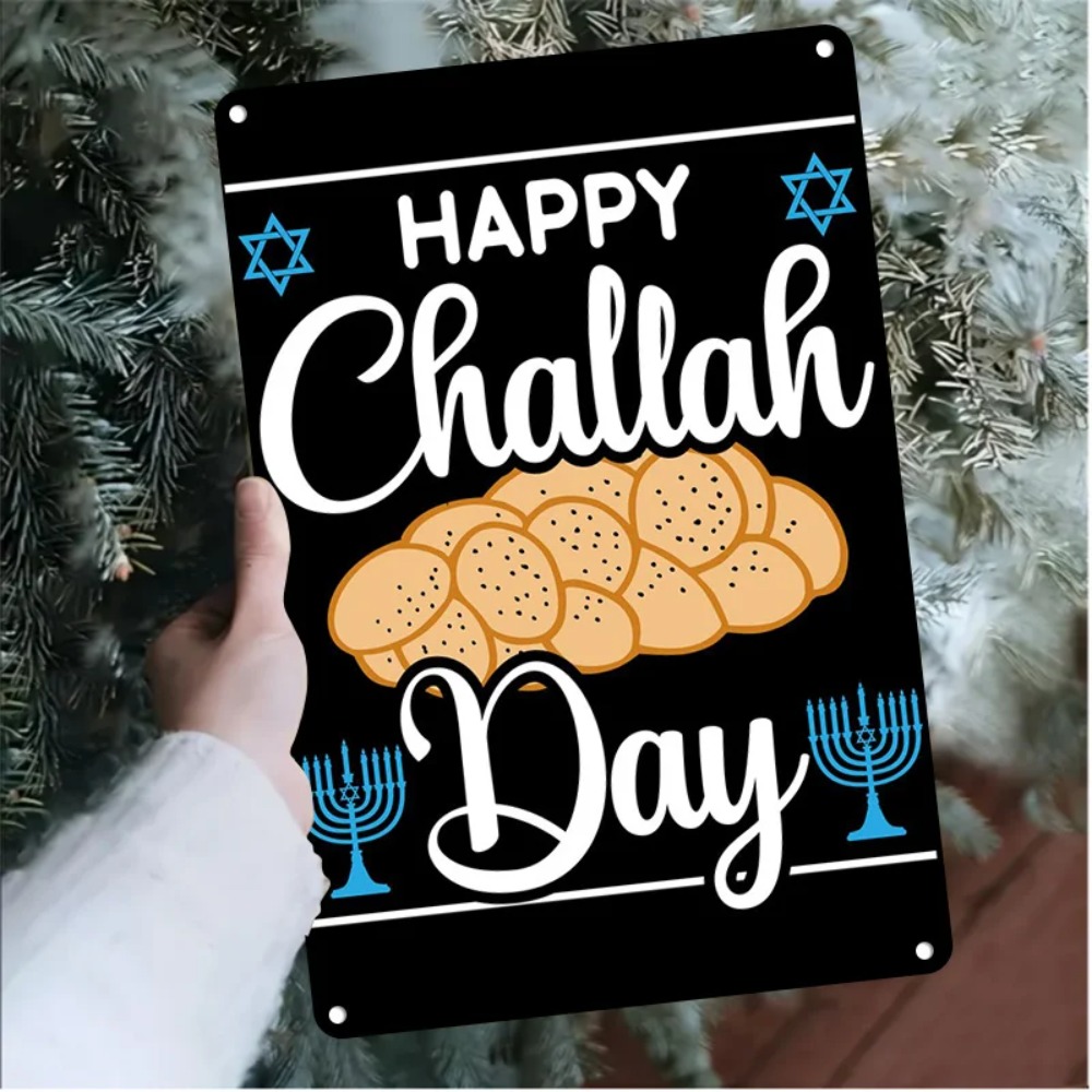 Art & Craft Photos - CIFBUY Retro Happy Challah Day Menorah