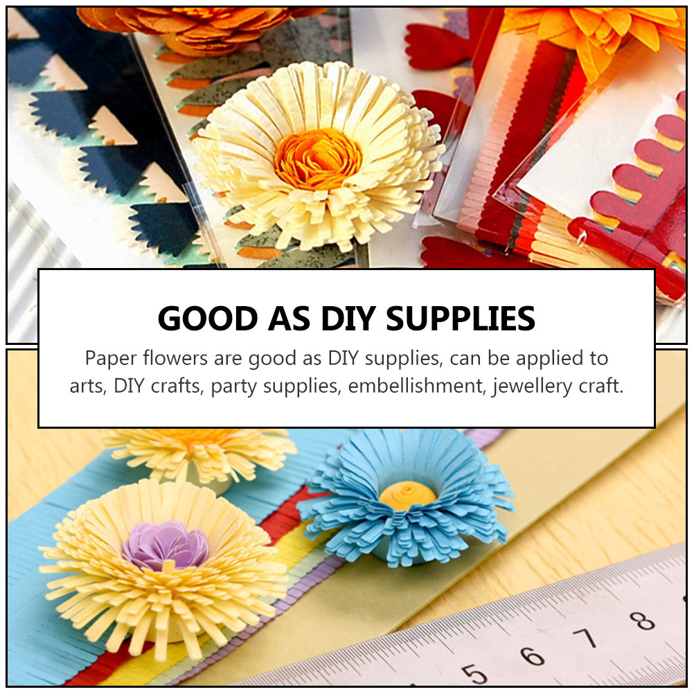 Quilling Paper Strips - 60Pcs Quilling Paper Set Flower Art