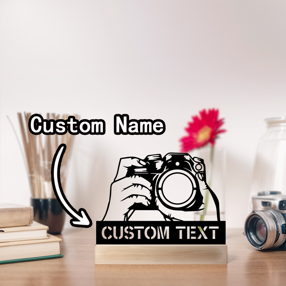 Art Craft Easter - 1pc Simple Camera Customizable Letter Art