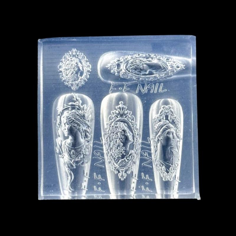 Art Craft Display - Silicone Molds For Nails European Style