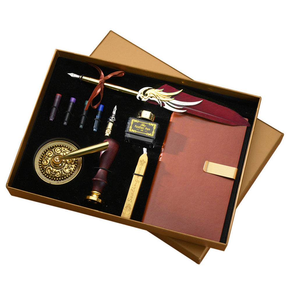 Calligraphy Pen Set - Quill Pen and Ink Set Retro