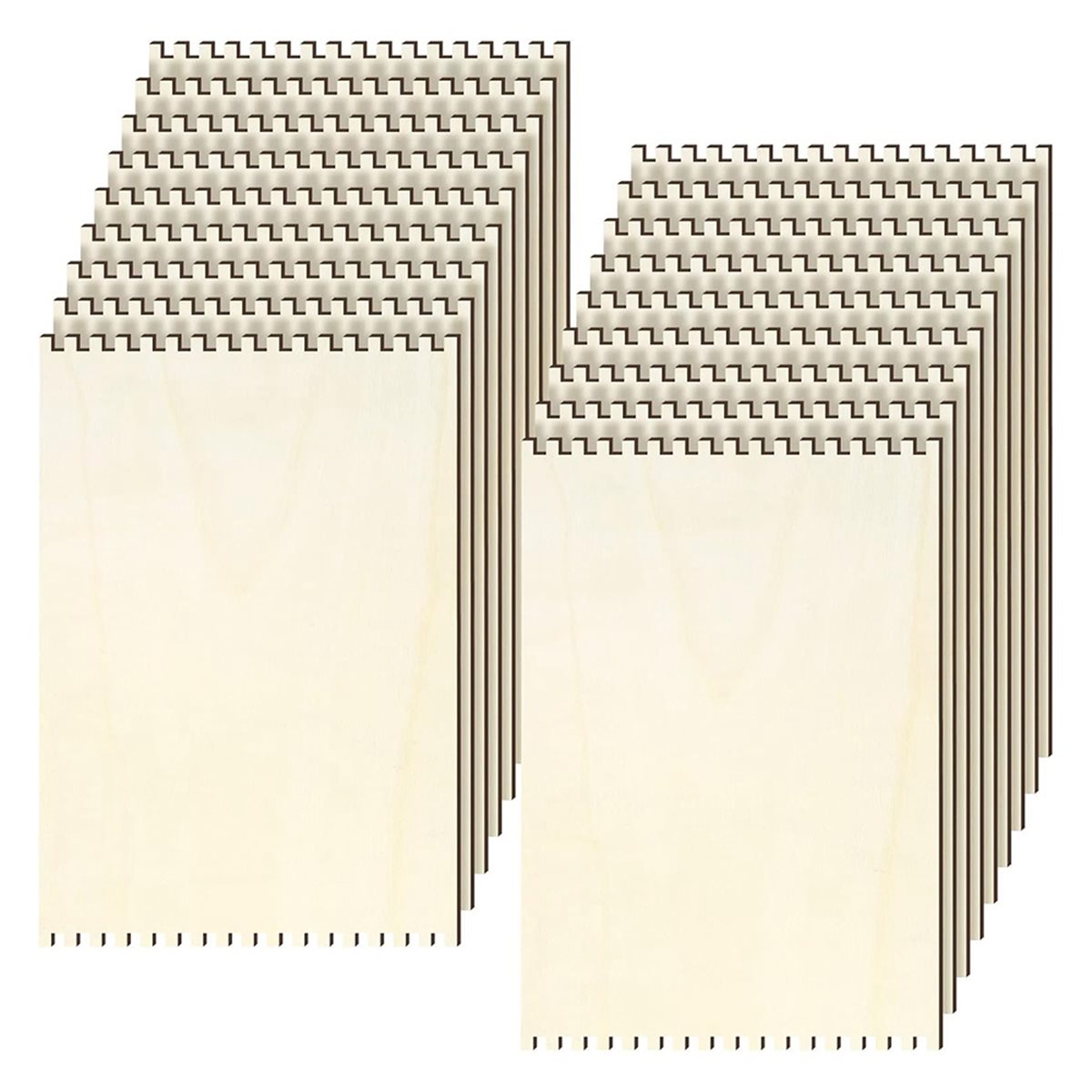 18 Pcs Beginners Wooden Notche - Art Craft Activities ulasan dan harga