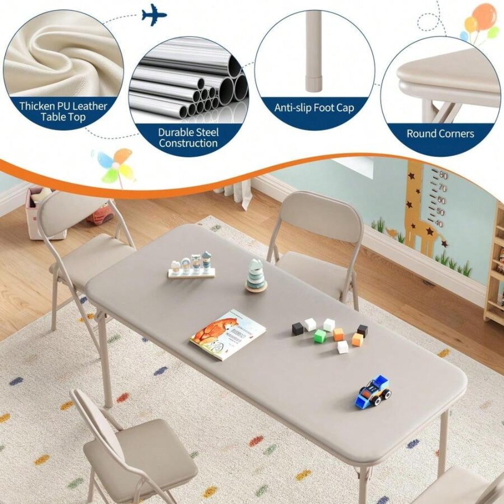 Kids Activity Table Set Foldin - Art Craft Toddlers ulasan dan harga