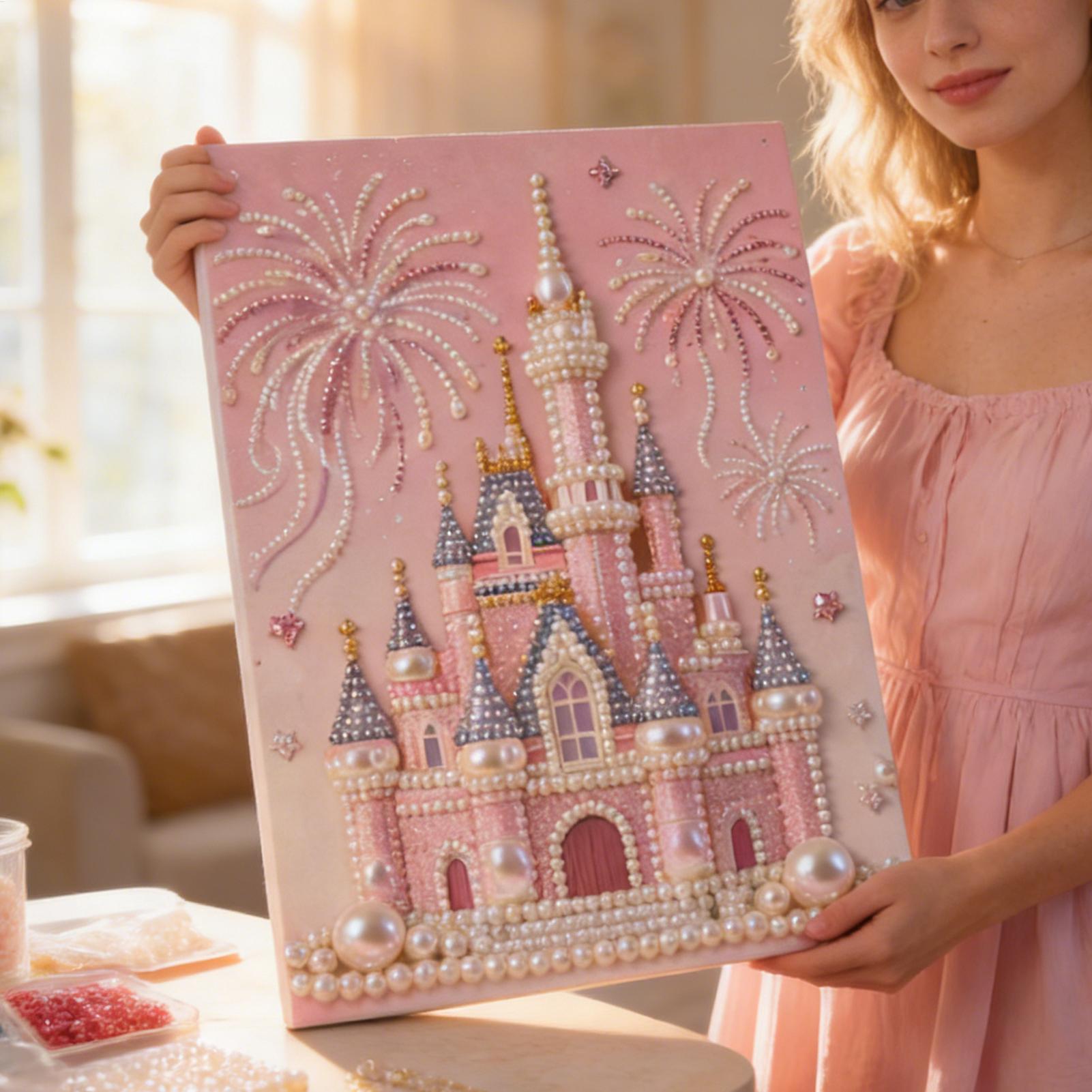 DIY Pearl Painting Kit Beaded  - Art Craft Activities ulasan dan harga