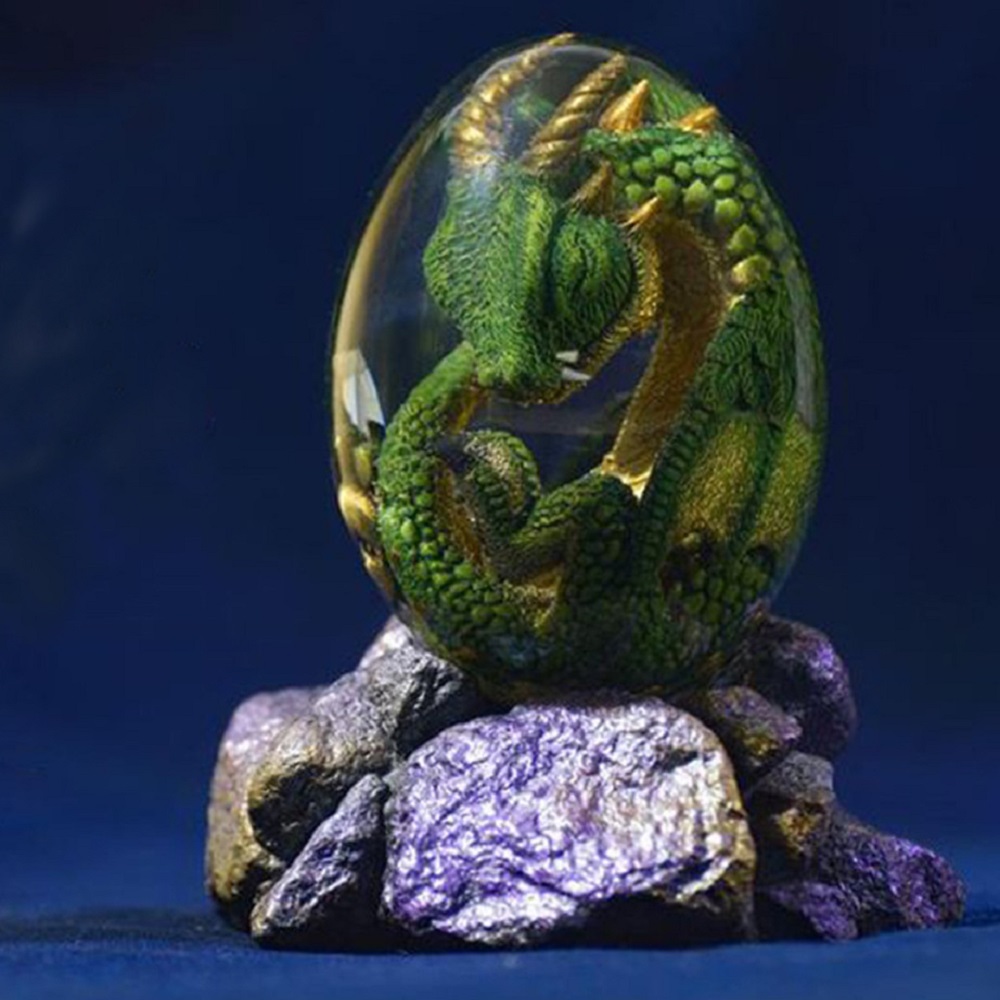 Lava Dragon Egg Statue With St - Art Craft Easter ulasan dan harga