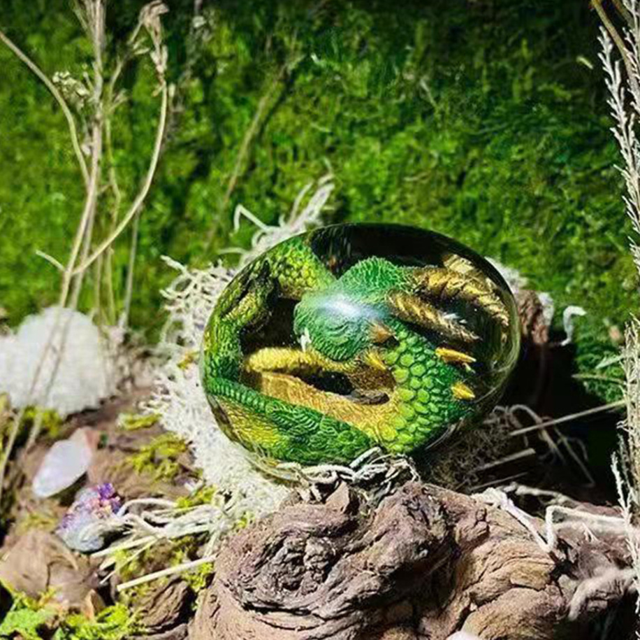 Lava Dragon Egg Statue With St - Art Craft Easter ulasan dan harga