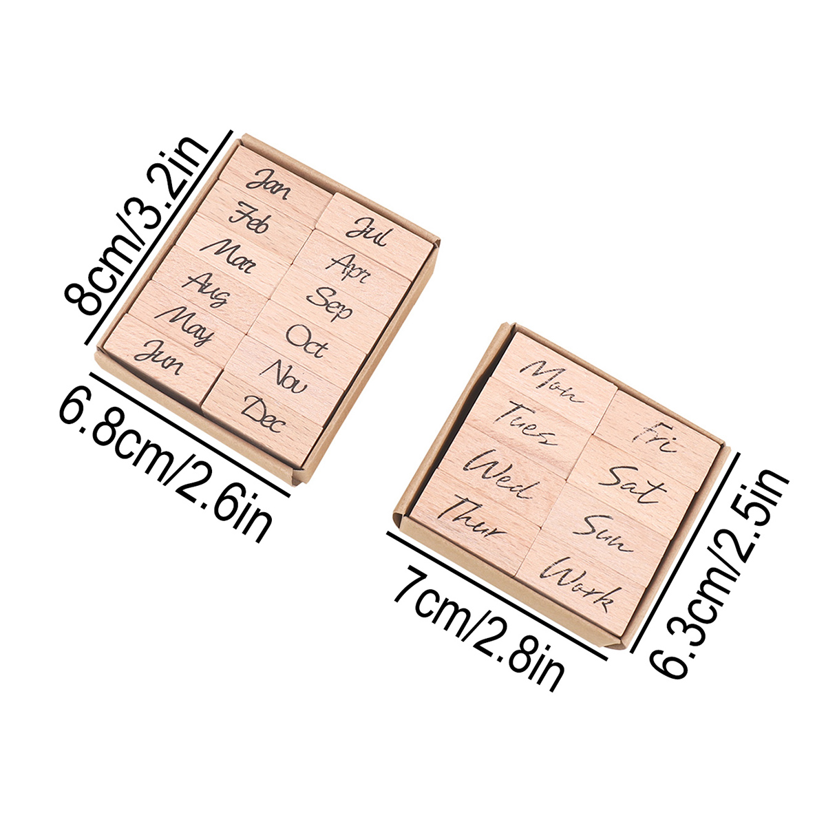 Wooden Rubber Stamp Set for Mo - Art And Craft Numbers ulasan dan harga