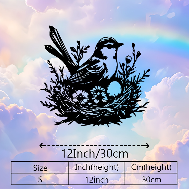 CIFBUY Metal Wall Art Bird Nes - Art And Craft For Nursery ulasan dan harga