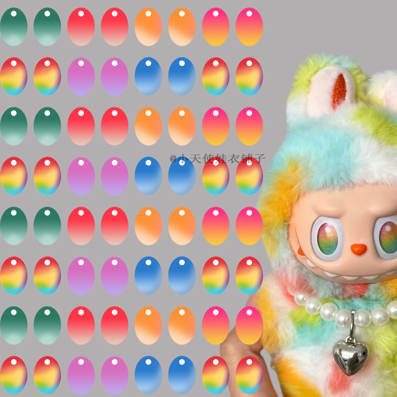 New Popular Labubu Eye Sticker - Art Craft Eyes ulasan dan harga