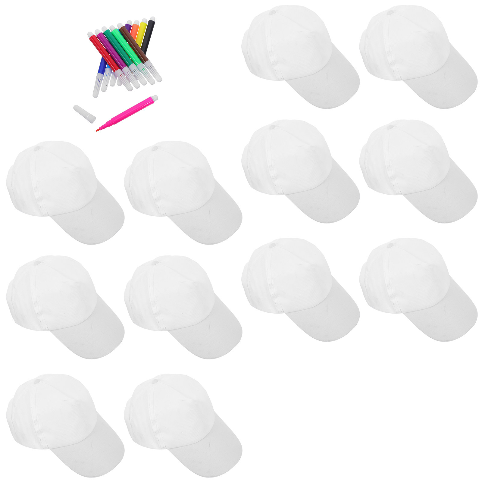 1Set Kids Baseball Cap Plain W - Art Craft Activities ulasan dan harga