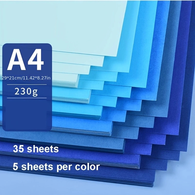35sheets Colored Paper Cardsto - Art And Craft Recycle ulasan dan harga