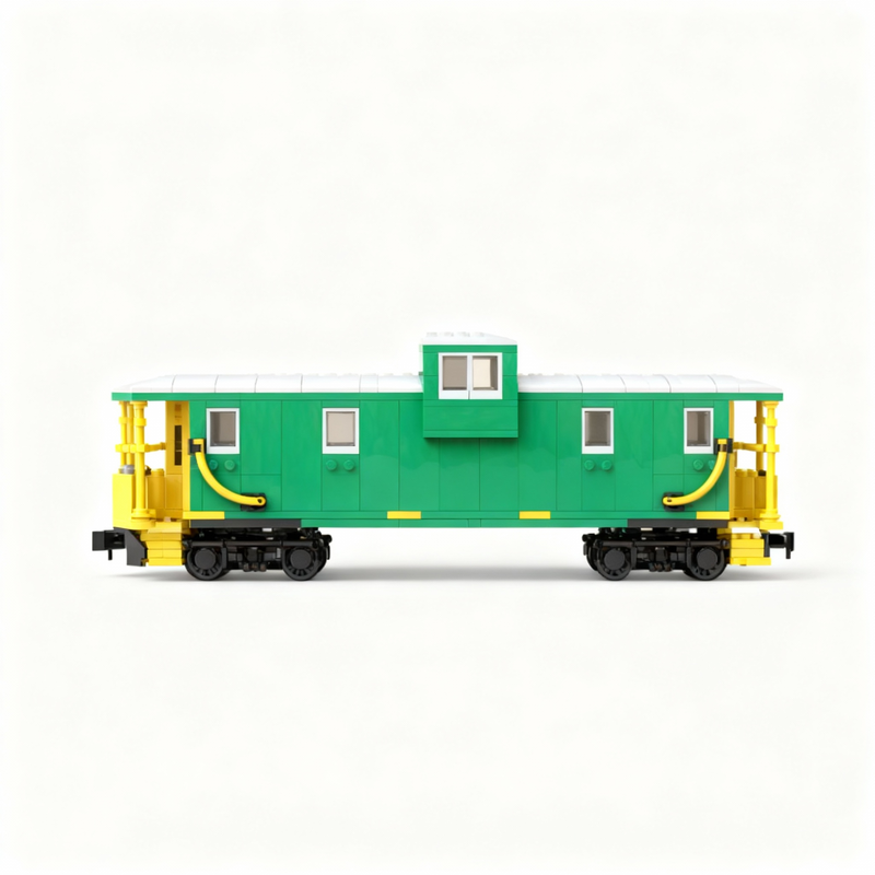 775pcs MOC Train BN Caboose Mo - Art Craft Christmas Ideas ulasan dan harga