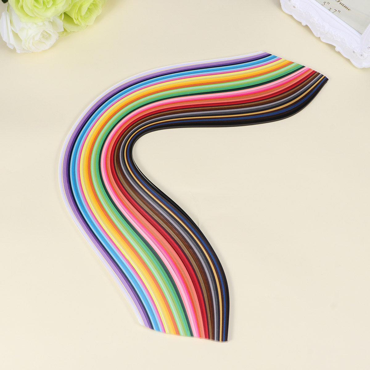 Paper Quilling Strips Set 50 C - Quilling Paper Strips ulasan dan harga