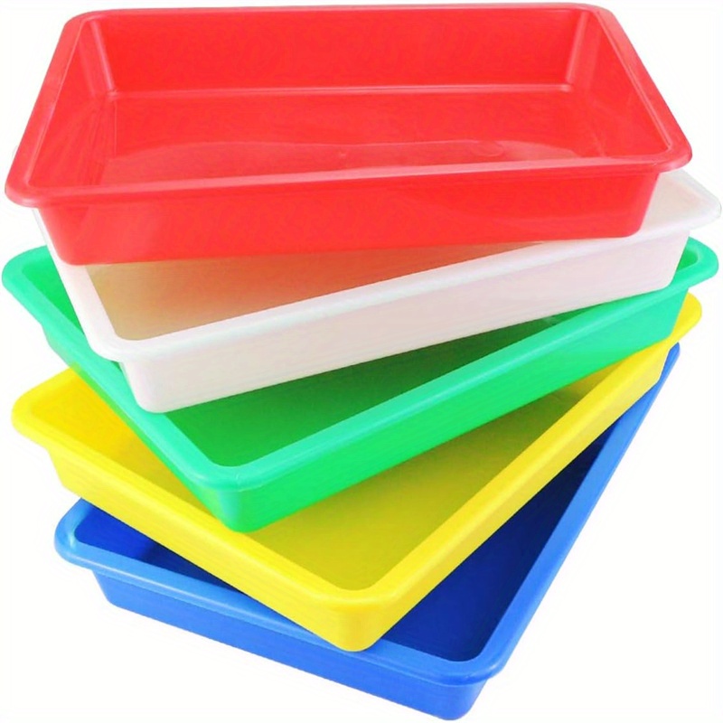 5pcs/pack Plastic Art Trays Se - Art Craft Organizer ulasan dan harga