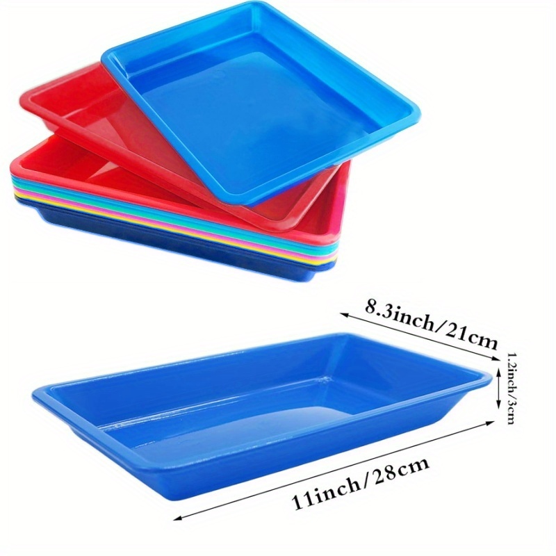 5pcs/pack Plastic Art Trays Se - Art Craft Organizer ulasan dan harga