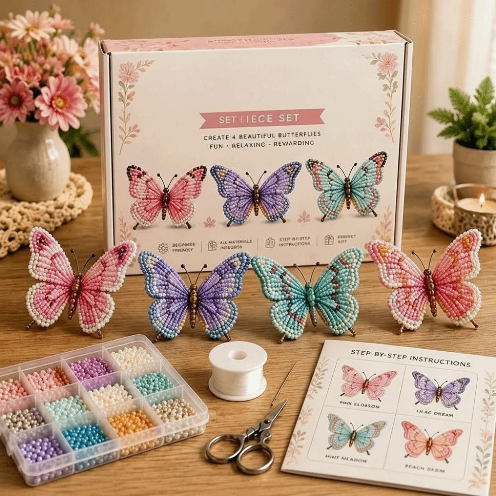 Tiny Beads 3D Beaded Animal Ki - Art Craft Activities ulasan dan harga