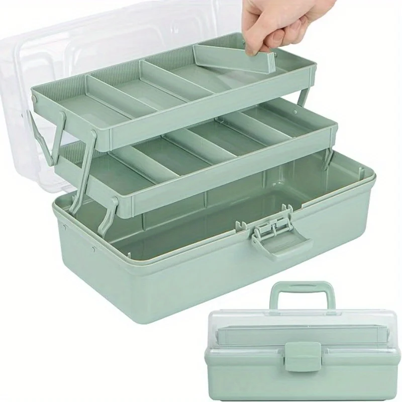 3-Layer Plastic Dividing Stora - Art Craft Organizer ulasan dan harga
