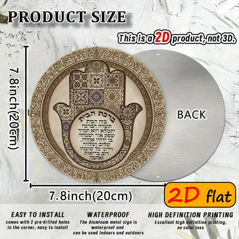 CIFBUY Exotic Hamsa Hand Alumi - Art & Craft Photos ulasan dan harga