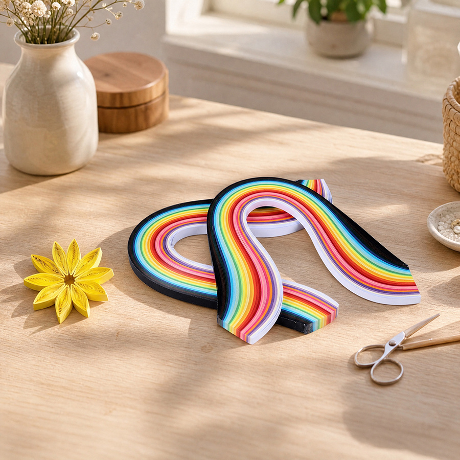 36 Colors 260 Sheets Quilling  - Quilling Paper Strips ulasan dan harga