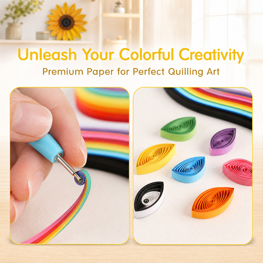 36 Colors 260 Sheets Quilling  - Quilling Paper Strips ulasan dan harga