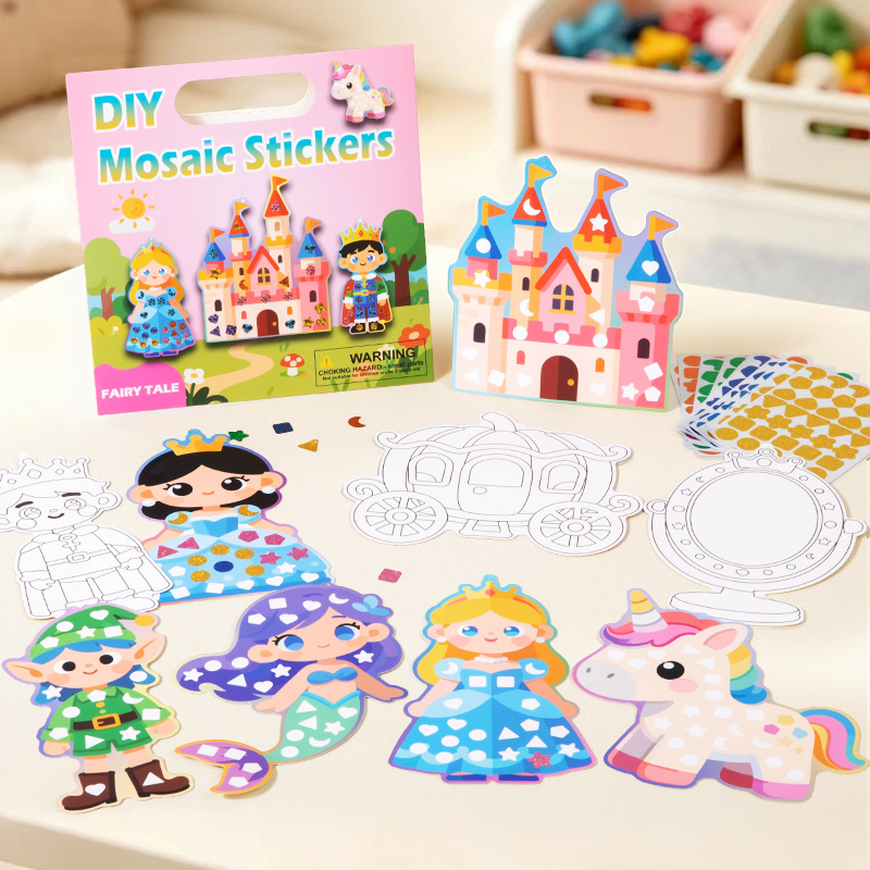 Mirror Mosaic Sticker Toys Cre - Art Craft 2 Year Olds ulasan dan harga
