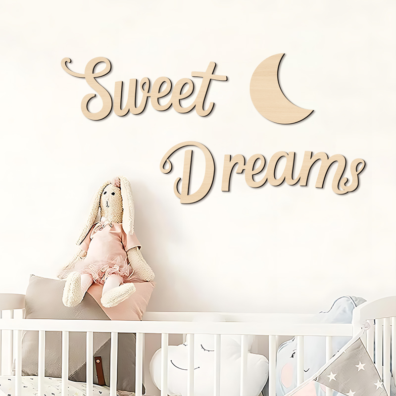 Sweet Dreams Wall Sign Wooden  - Art Craft Display ulasan dan harga