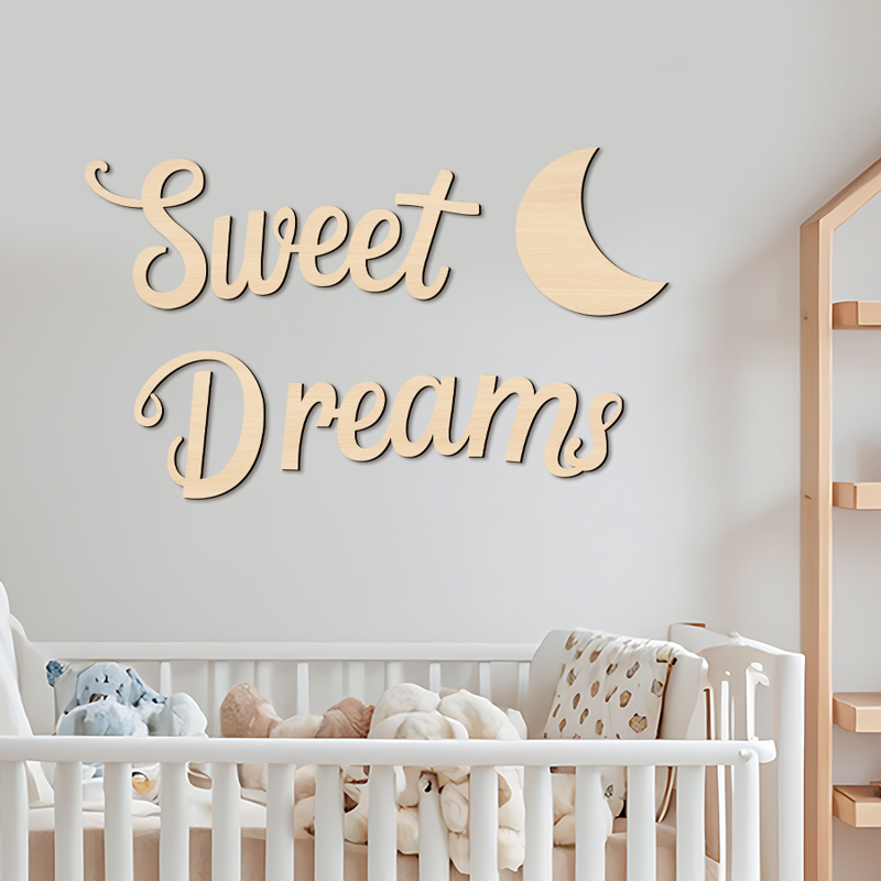 Sweet Dreams Wall Sign Wooden  - Art Craft Display ulasan dan harga