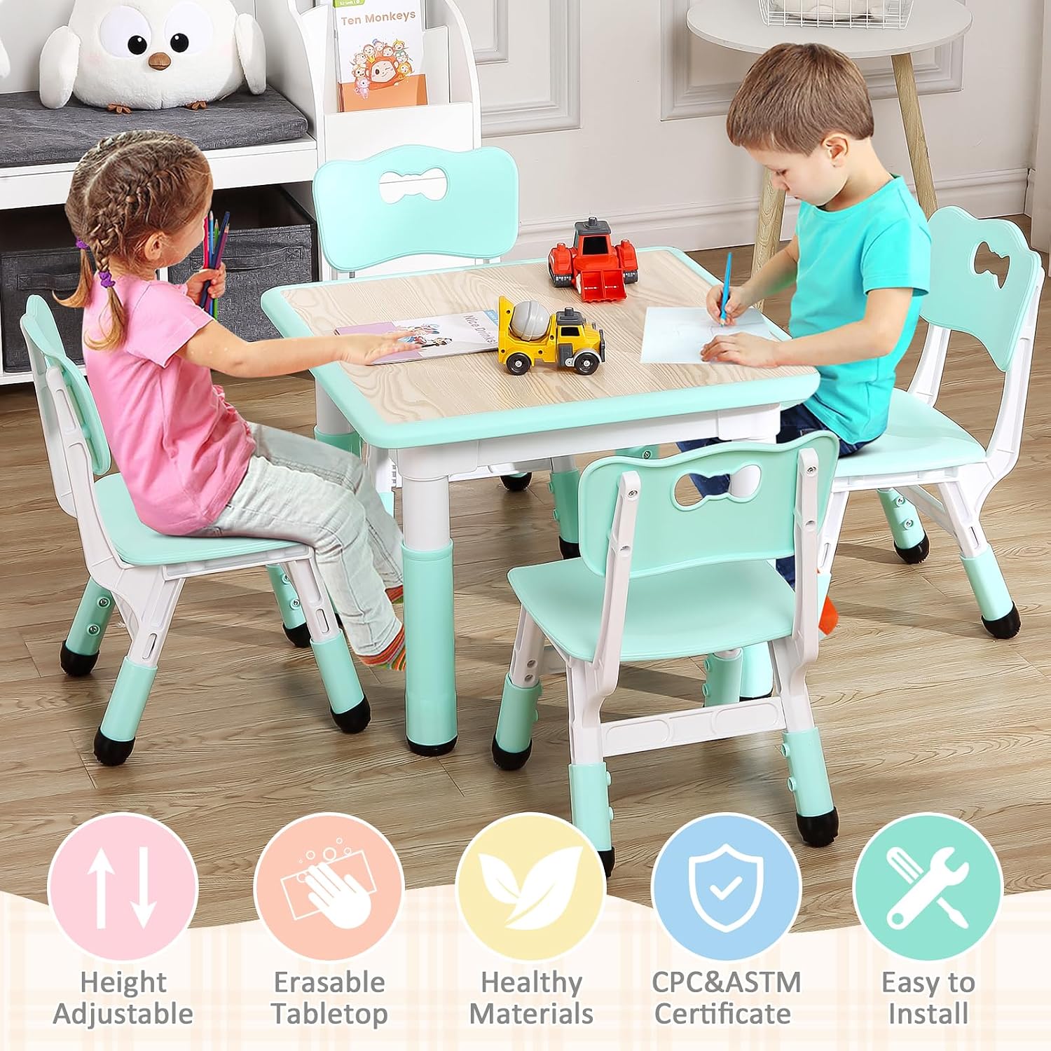 TackView 23inch Kids Table and - Art Craft Toddlers ulasan dan harga