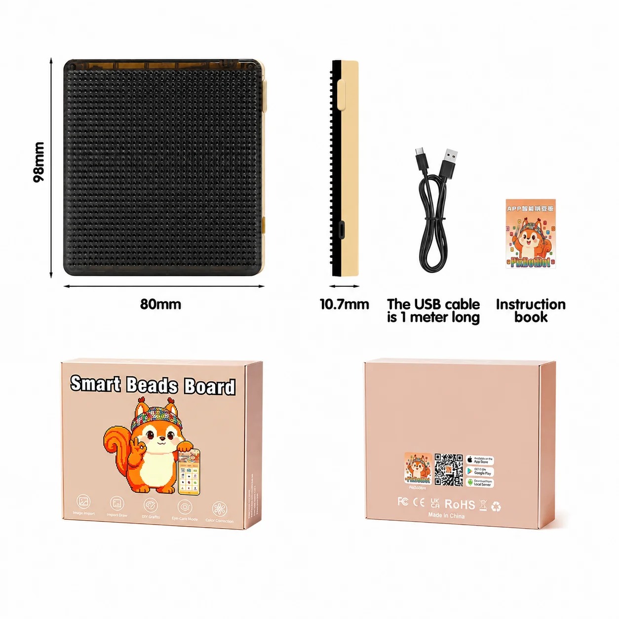 Smart LED Light Board Pixel Ar - Art Craft Display ulasan dan harga