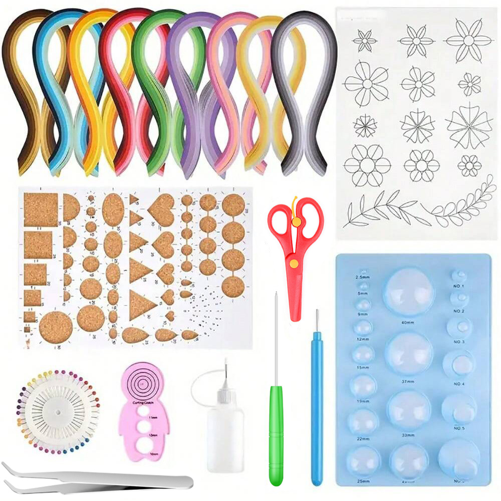 13/19PCS Paper Strips Quilling - Quilling Paper Strips ulasan dan harga