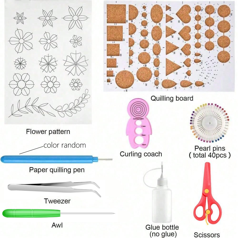 13/19PCS Paper Strips Quilling - Quilling Paper Strips ulasan dan harga