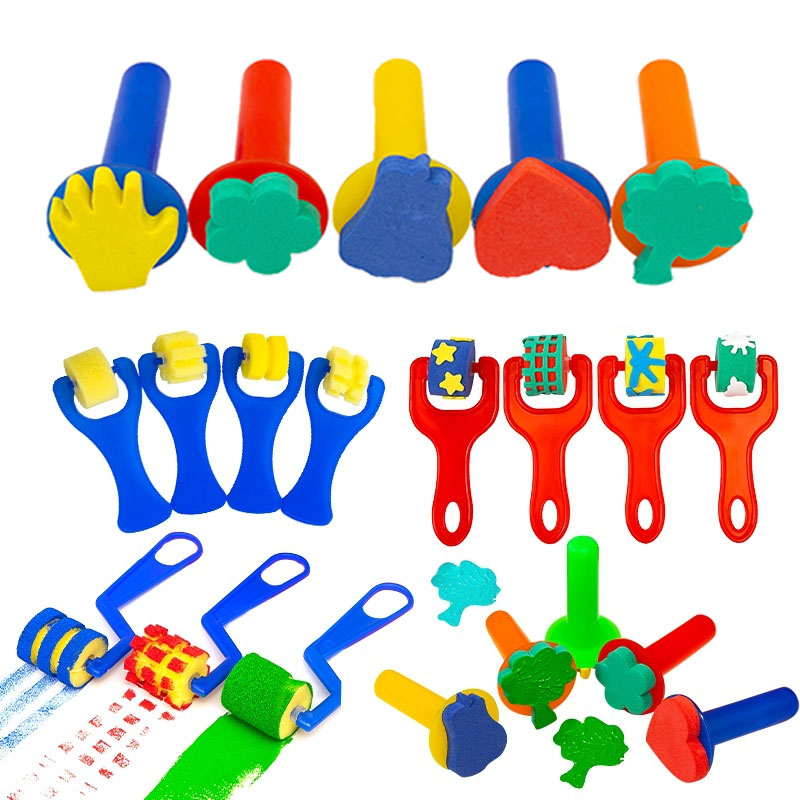 Children Toddler Sponge Stamp  - Art Craft Toddlers ulasan dan harga