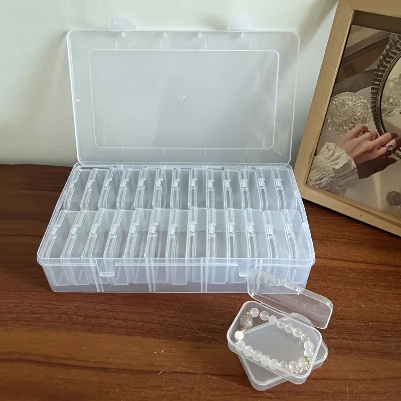 Transparent plastic craft stor - Art Craft Organizer ulasan dan harga