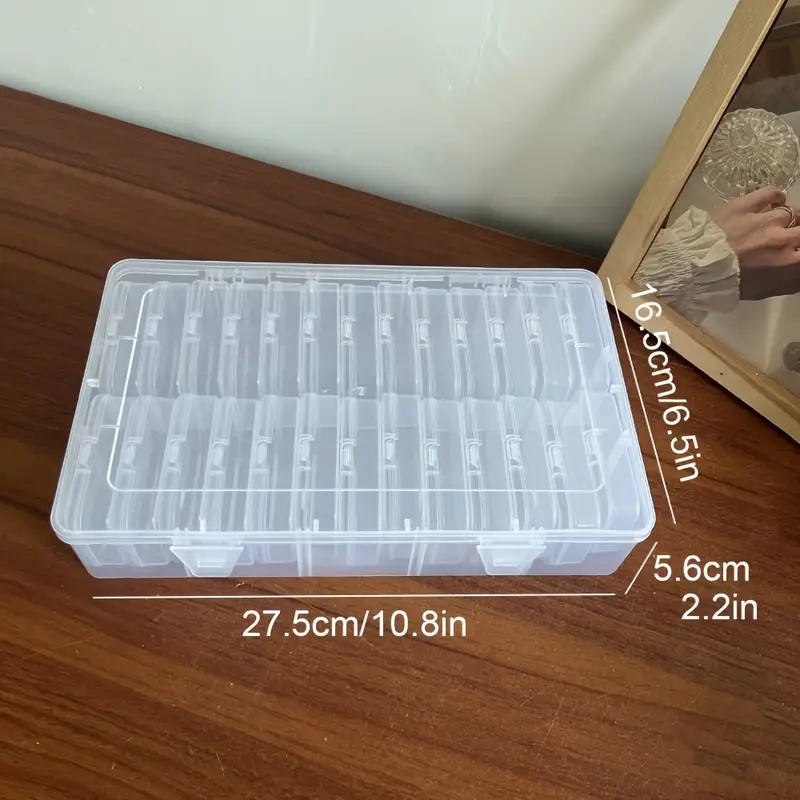 Transparent plastic craft stor - Art Craft Organizer ulasan dan harga