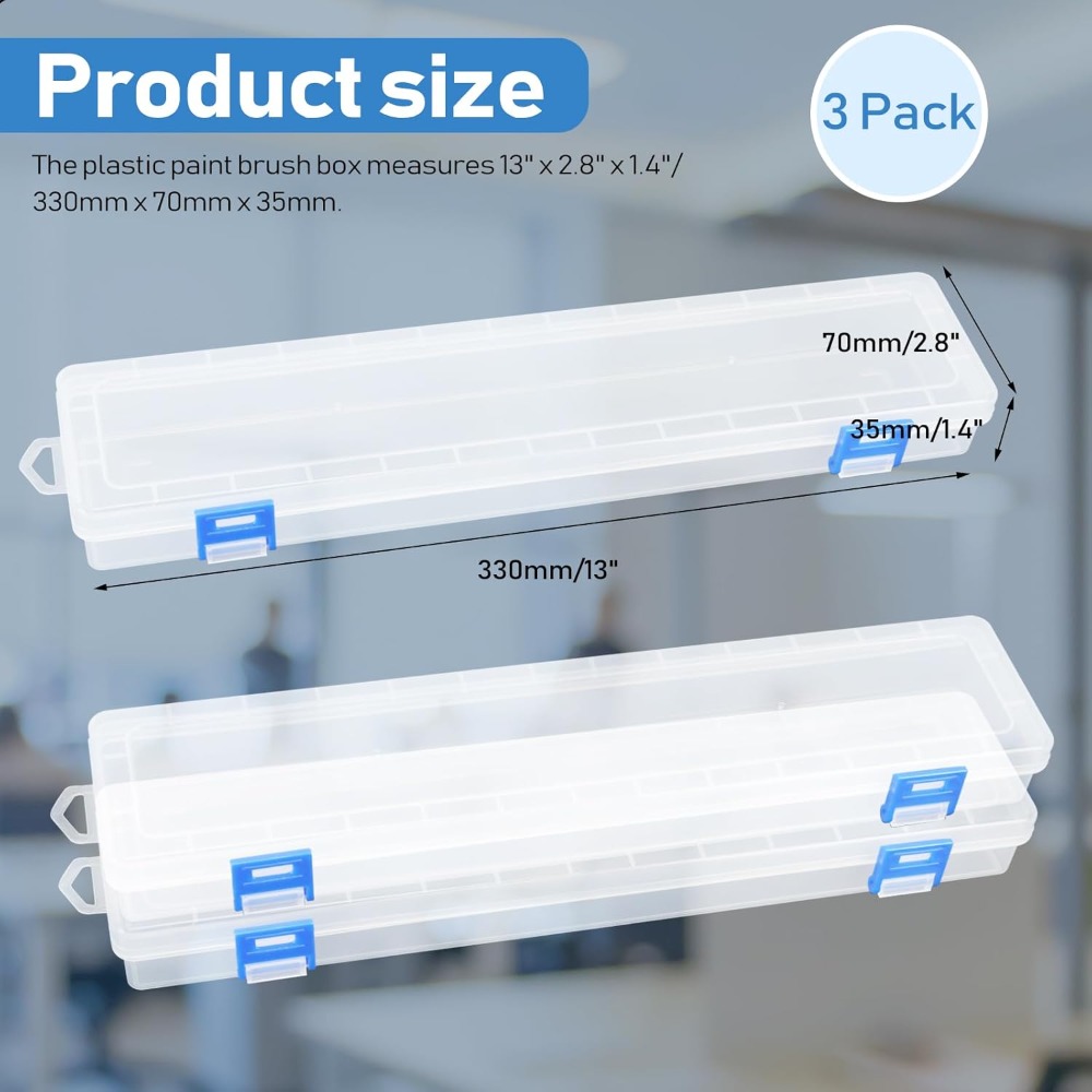 White Storage Box 33x7x3.5cm,  - Art Craft Organizer ulasan dan harga