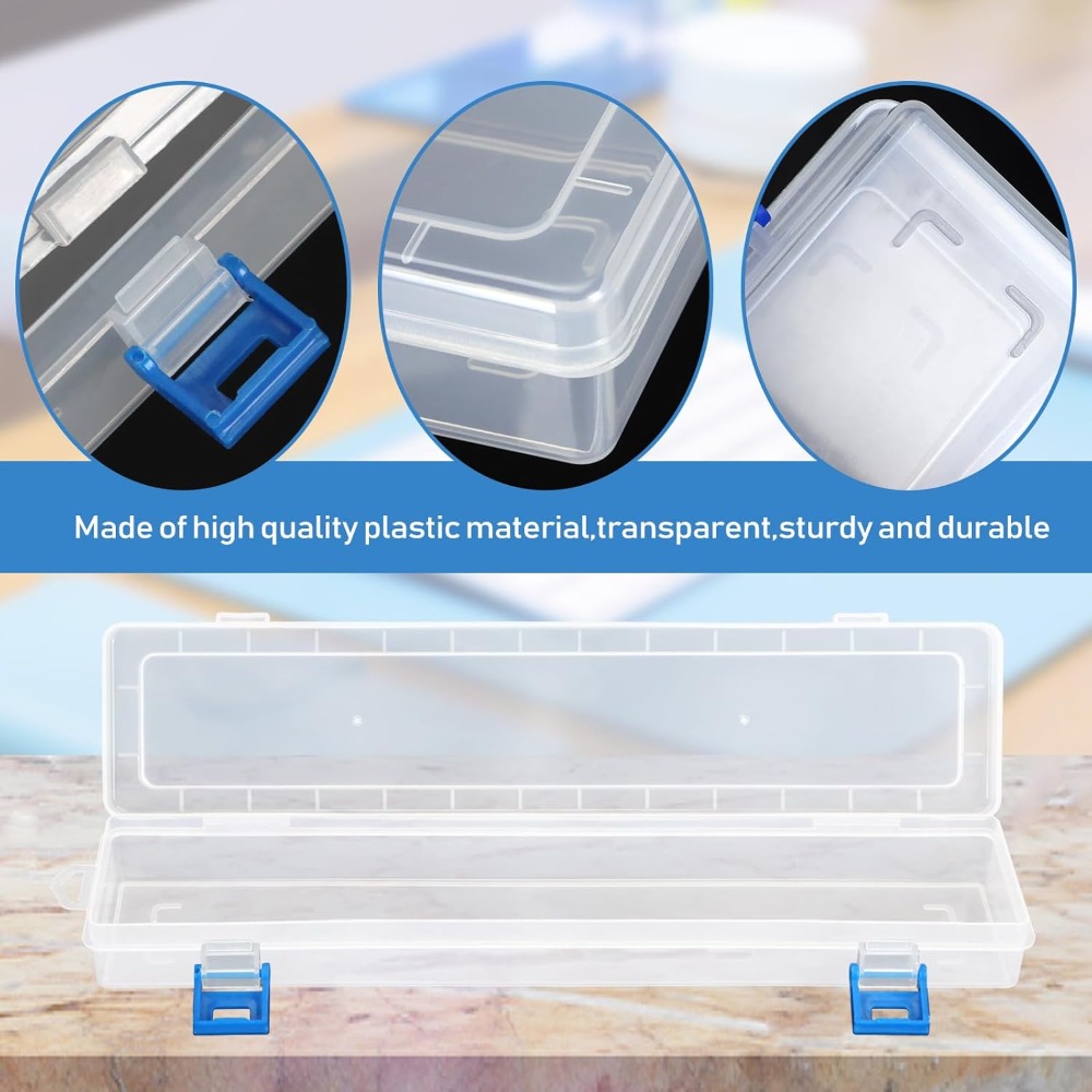 White Storage Box 33x7x3.5cm,  - Art Craft Organizer ulasan dan harga