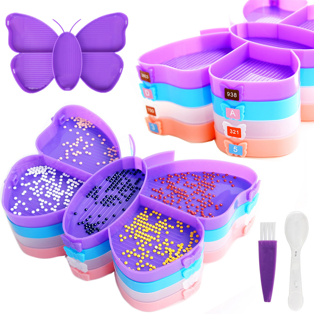 Diamond Painting Butterfly Tra - Art Craft Organizer ulasan dan harga