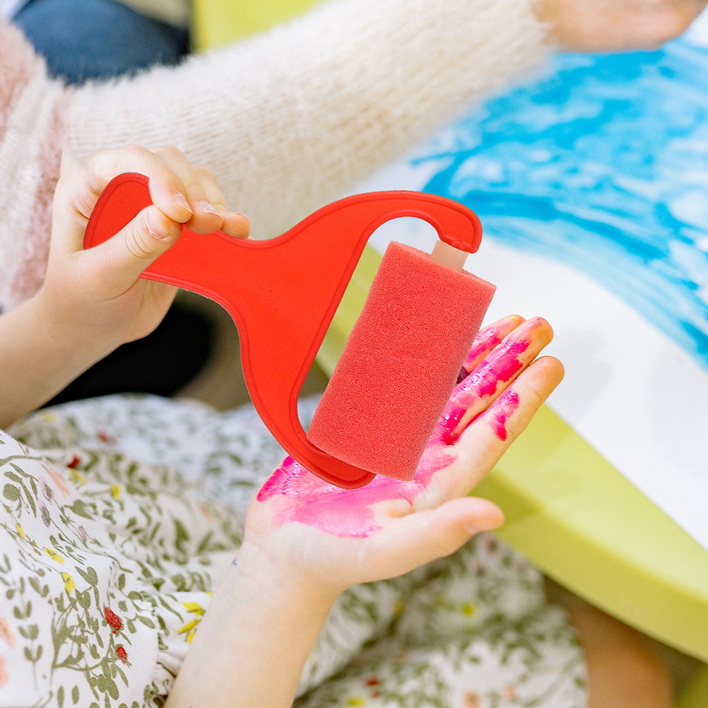 8Pcs Painting Sponge Brushes F - Art Craft Doodle ulasan dan harga