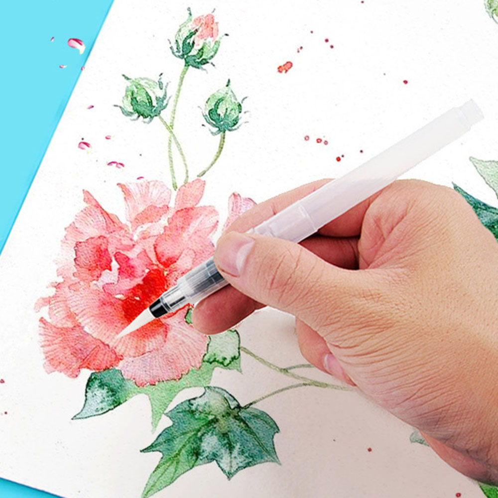 6Pcs/set Refillable Water Brus - Calligraphy Pen Set ulasan dan harga