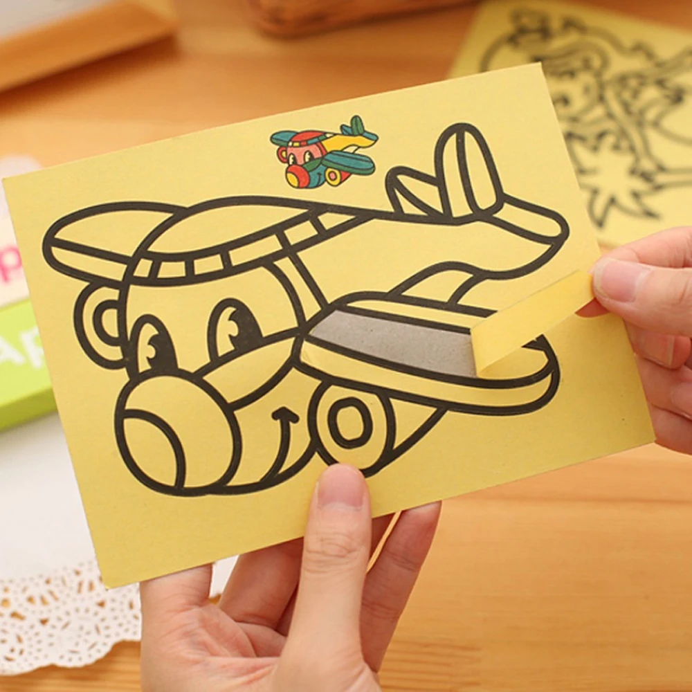 Childrens DIY Sand Art Kit Car - Art Craft Doodle ulasan dan harga