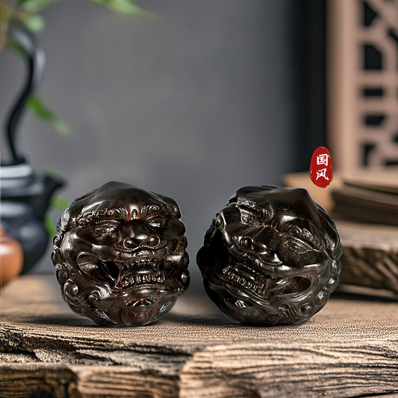 Chinese Black Sandalwood Carve - Art Craft Easter ulasan dan harga