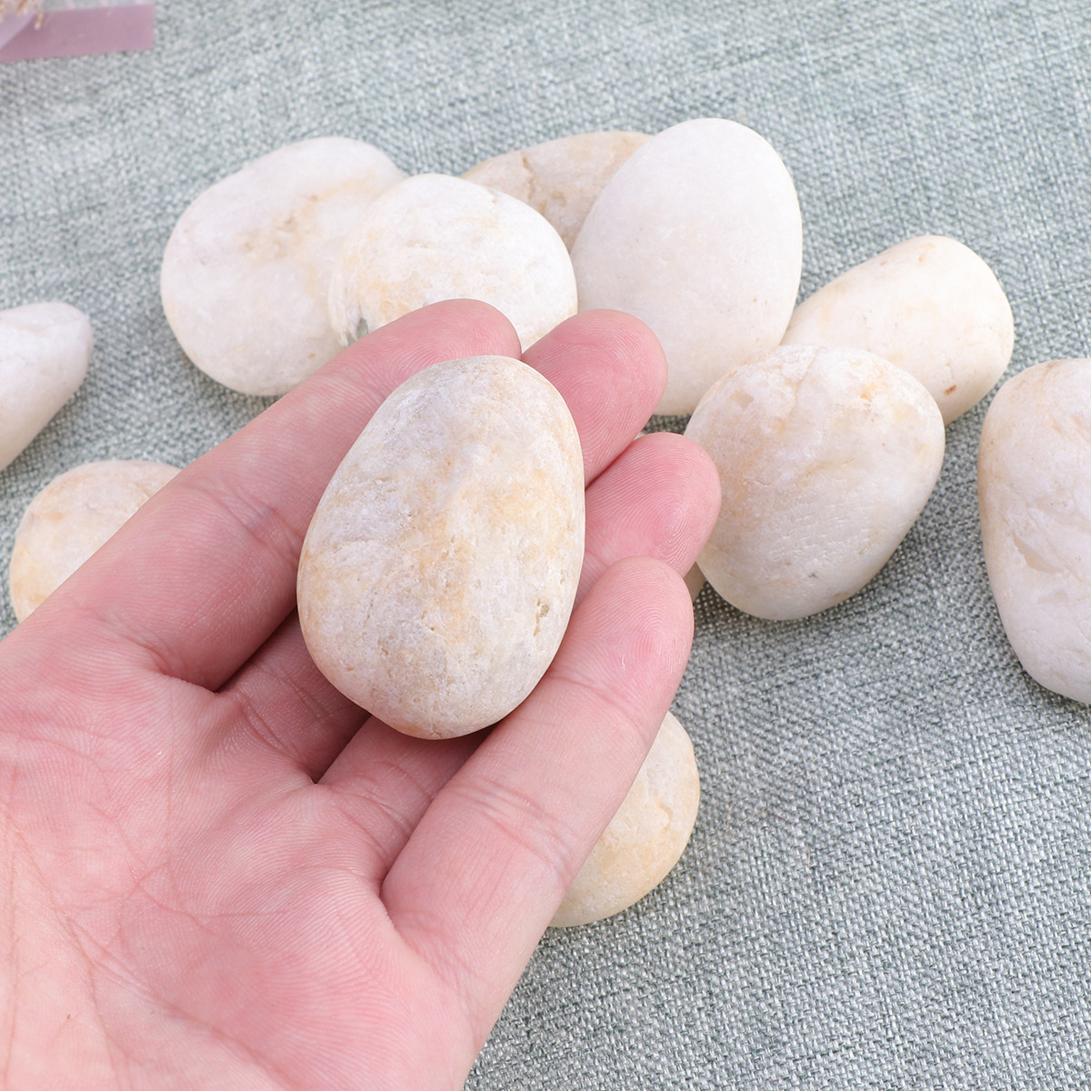 350G Smooth Grey Painting Rock - Art Craft Activities ulasan dan harga