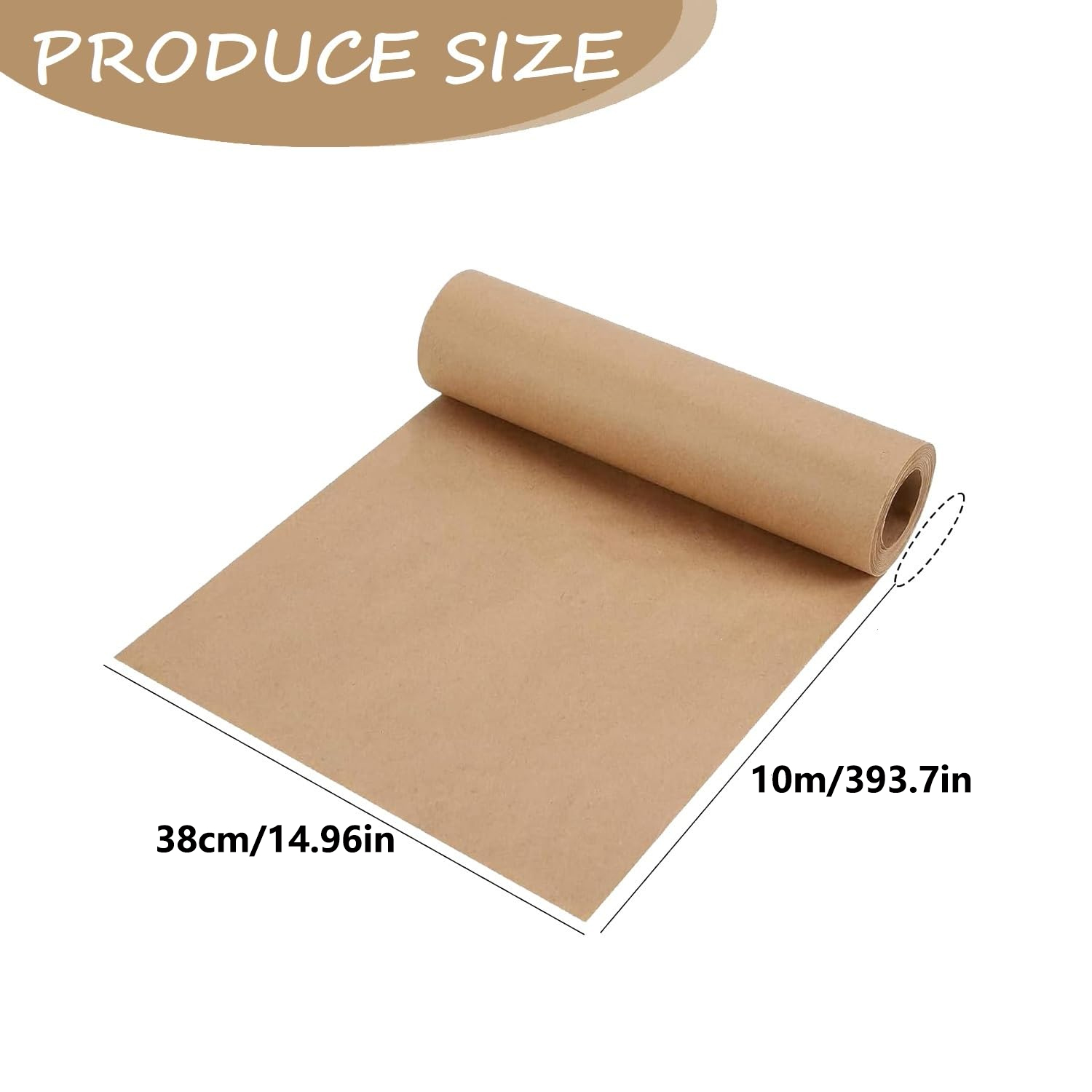 Kraft Paper Brown Ideal for Gi - Art Craft Recycled Materials ulasan dan harga
