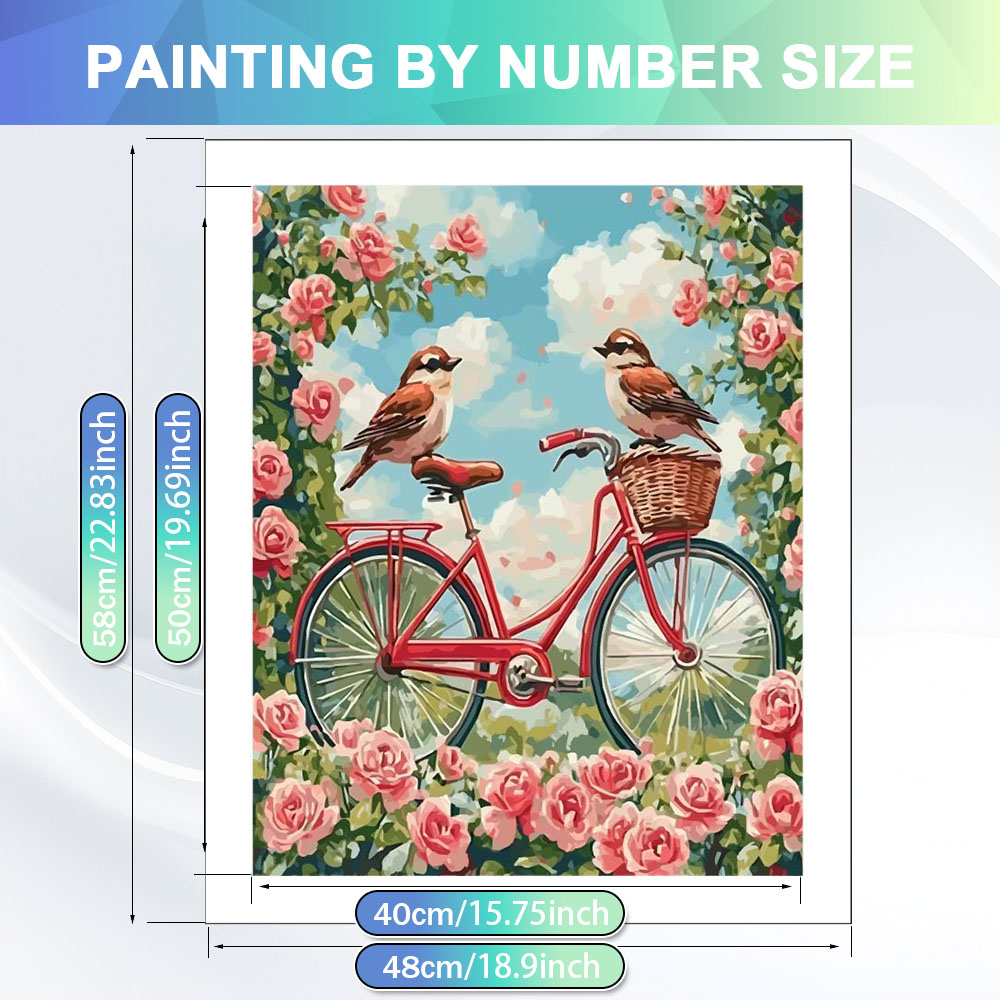 HUACAN Diy Painting By Number  - Art And Craft Numbers ulasan dan harga