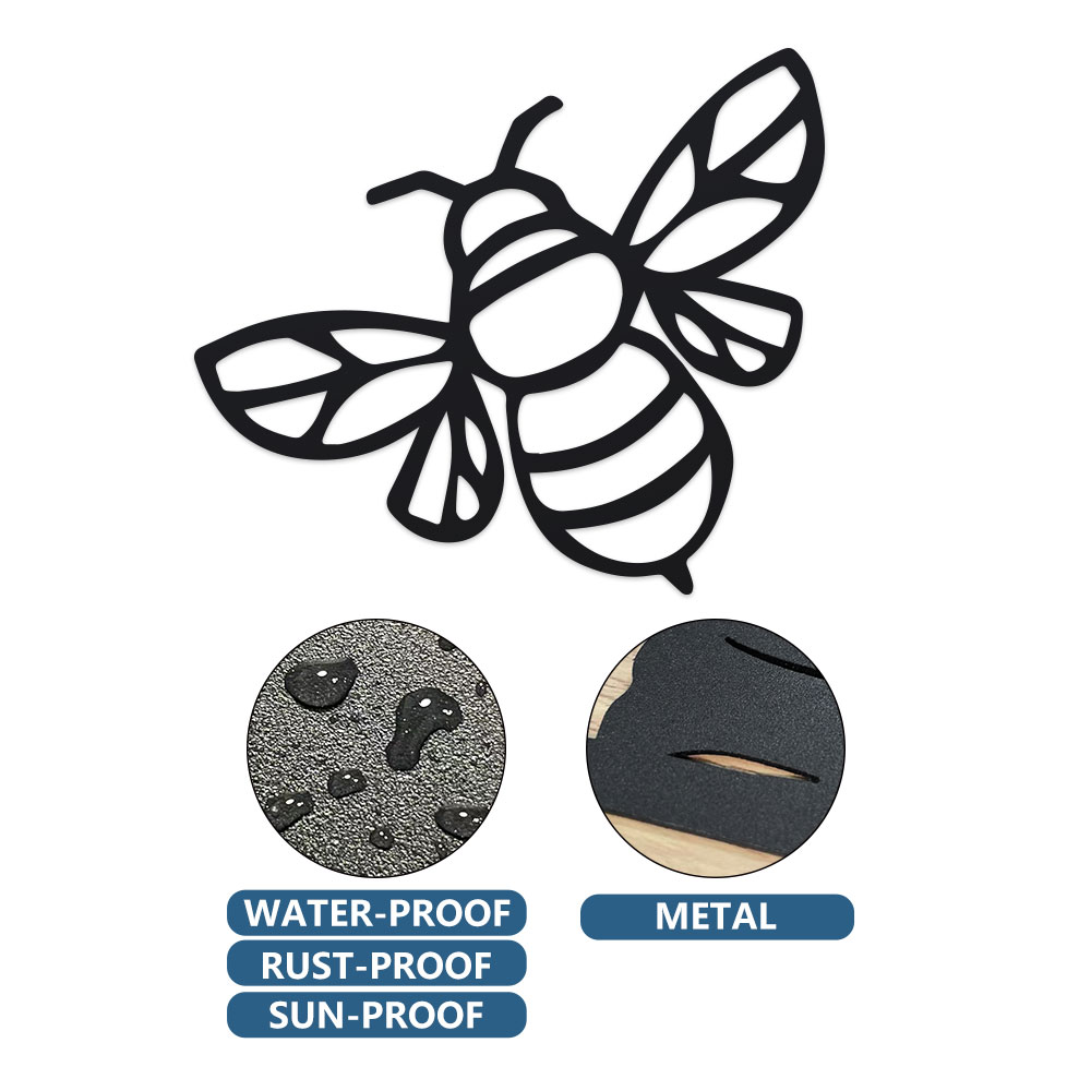 Metal Enchanting Bee Hive Sign - Art And Craft For Nursery ulasan dan harga