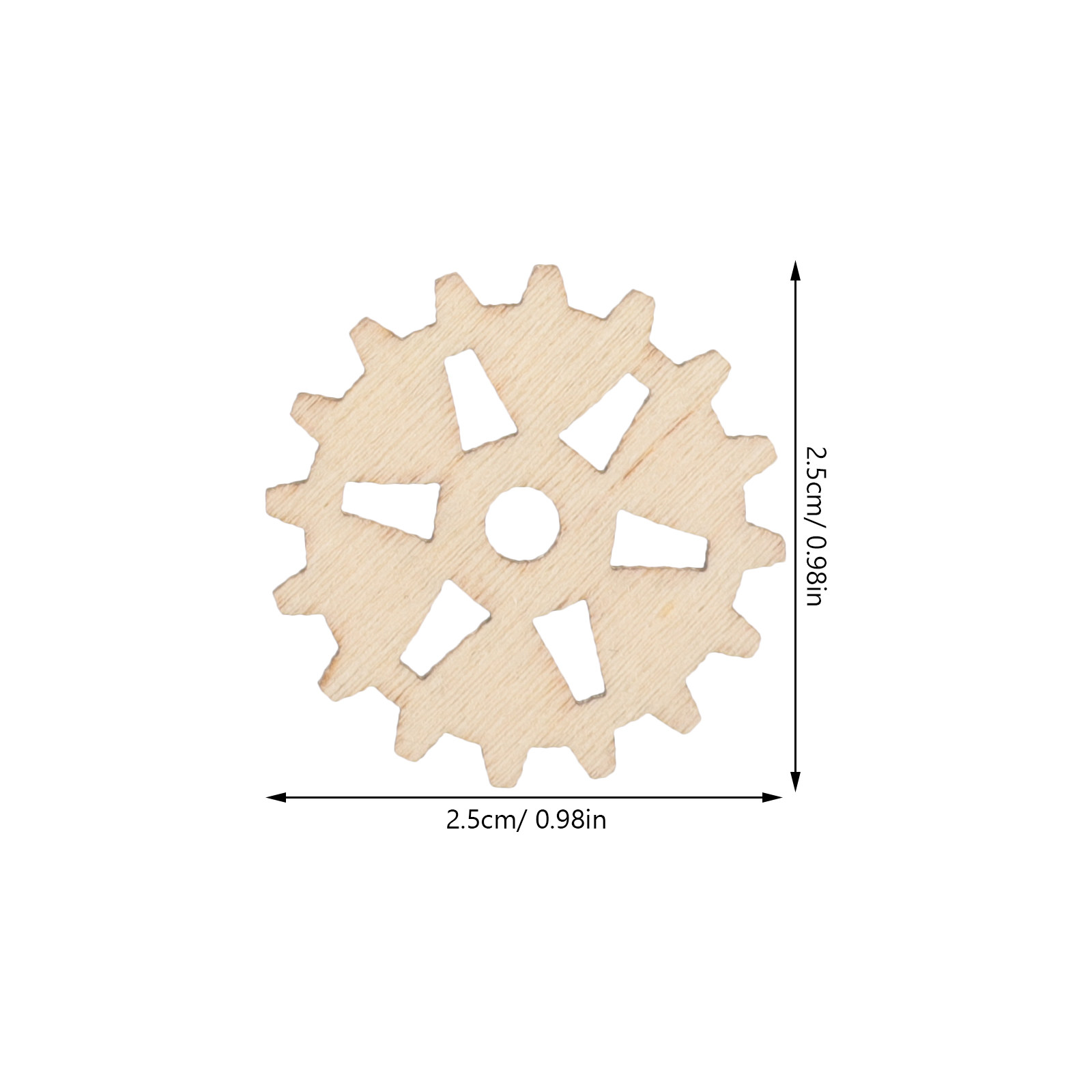 100Pcs Wooden Gear Craft Kit N - Art And Craft For Nursery ulasan dan harga