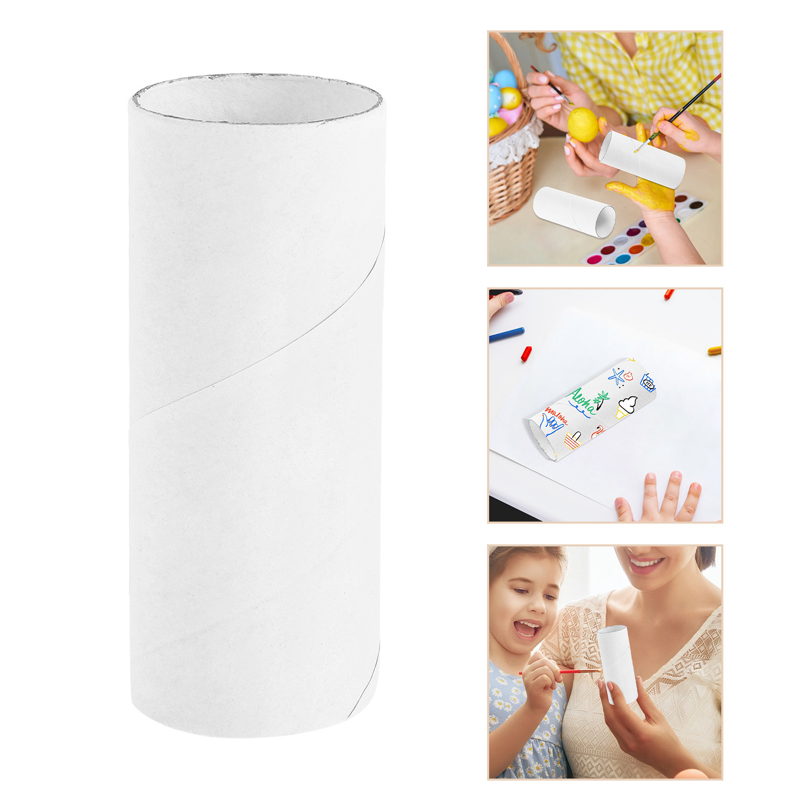 15Pcs Kraft Paper Tubes Craft  - Art And Craft Recycle ulasan dan harga