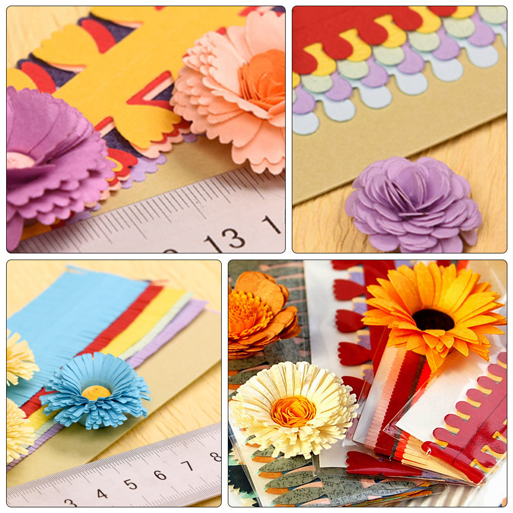 60Pcs Quilling Paper Set Flowe - Quilling Paper Strips ulasan dan harga